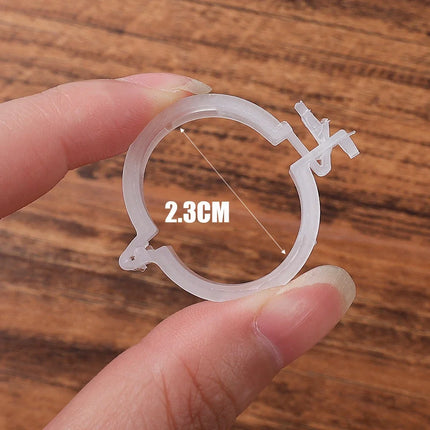 Plastic Plant Support Clips Grafting Fixing Tool for Garden