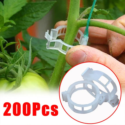 Plastic Plant Support Clips Grafting Fixing Tool for Garden