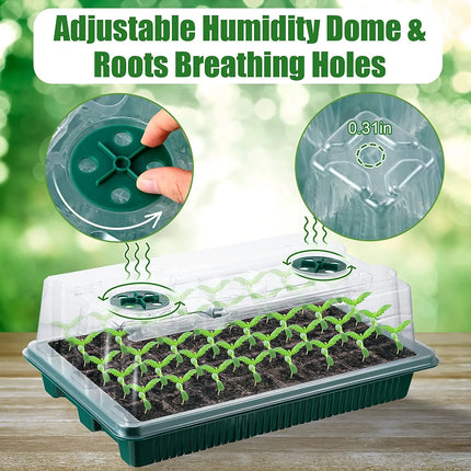 Seed Starter Trays With High Dome Germination Kit